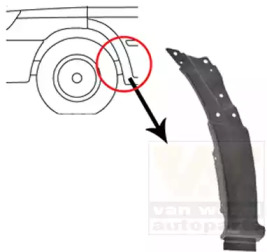 VAN WEZEL 3077653 -  Крыло